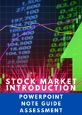 Stock Market Introduction Vocabulary A-Z with 2 Quizzes