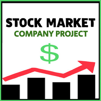 Preview of Stock Market Project -Students Research a Company's Performance, CCSS