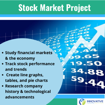 Preview of Stock Market Project - instructions, handouts, examples
