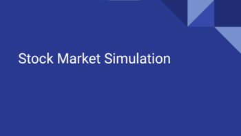 Preview of Stock Market Simulation