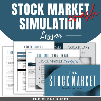 Preview of Stock Market Simulation Game - Causes of the Great Depression - Digital & Print!