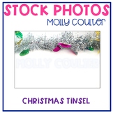 Stock Photo: Christmas Tinsel Garland/Banner -Personal & C