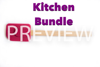 Preview of Stock Photo: Kitchen Supply BUNDLE-Personal & Commercial Use
