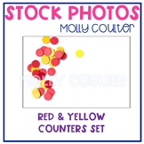 Stock Photo: Red & Yellow Counters -Personal & Commercial Use