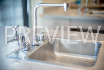Preview of Stock Photo: Science Lab Sink -Personal & Commercial Use