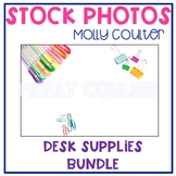 Stock Photo: Desk Supplies BUNDLE -Personal & Commercial Use