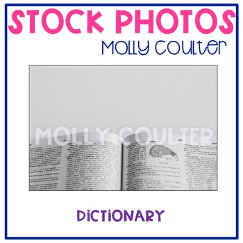 Preview of Stock Photo: Dictionary -Personal & Commercial Use