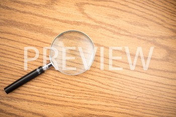 Preview of Stock Photo: Magnifying Glass -Personal & Commercial Use