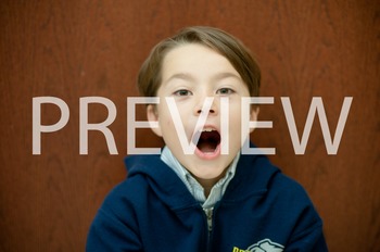 Preview of Stock Photo: Surprised Student-Personal & Commercial Use