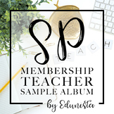 Stock Photography Membership Teacher Sample Album by Edunista