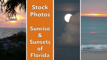 Preview of Stock Photos Featuring Sunrises & Sunsets of Florida