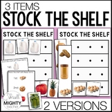 Stock the Shelf - groceries Life Skills / Vocational Work 