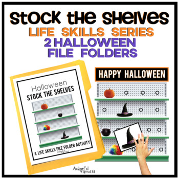 Preview of Stock the Shelves: Life Skills File Folder Special Education