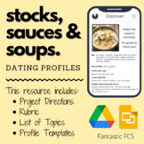 Stocks, Sauces, and Soups- "Dating Profiles" Project
