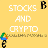 Stocks and Cryptocurrency Worksheets - Investing Unit