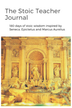 Preview of Stoic Teacher Journal - 180 Days of Stoic Reflections