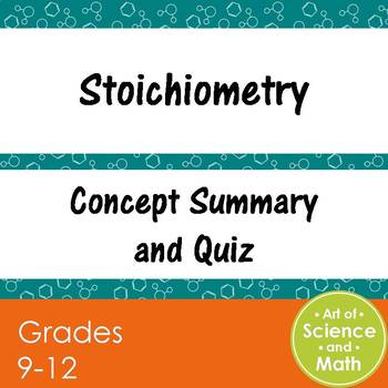 Preview of Stoichiometry - Distance Learning