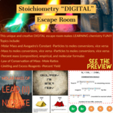 Stoichiometry Chemistry DIGITAL Escape Room Activity (onli
