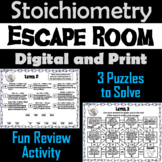 Stoichiometry Activity: High School Chemistry Escape Room: