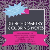 Stoichiometry Coloring Notes