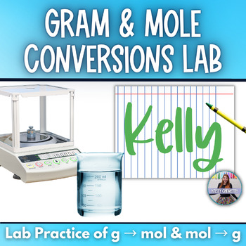 Preview of Intro to Stoichiometry, Gram and Mole Conversion Lab Activity