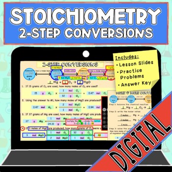 Preview of Stoichiometry: Multiple Substances, 2-Step Conversions