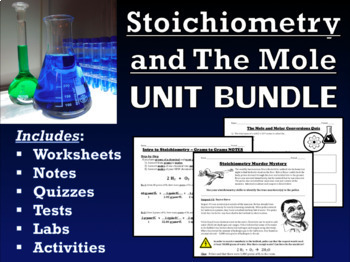 Preview of Stoichiometry and the Mole -- Unit Bundle