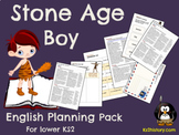 Stone Age Boy Literacy Planning