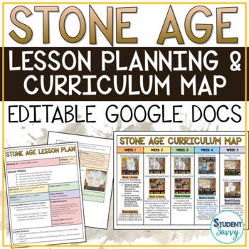 Preview of Stone Age Lesson Plans Templates Editable Google Docs | Curriculum Guide