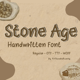 Stone Age Handwritten Font-File Downloads for OTF, TTF and WOFF