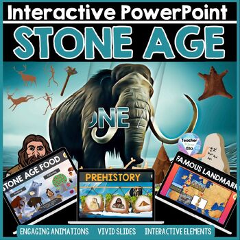 Preview of Stone Age Interactive PowerPoint - Early Humans & Prehistory | NO PREP