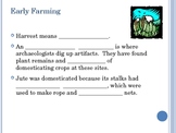 Stone Age Note Guide Powerpoint, 6th Grade Social Studies