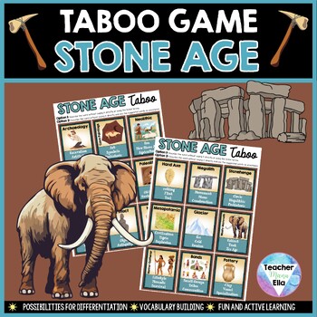 Preview of Stone Age Taboo Game - Prehistory & Early Humans Brain Breaks