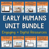 Stone Age and Early Humans Unit Bundle | Activities, Simul