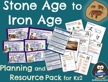 Preview of Stone Age to Iron Age (Prehistoric Britain) Unit Pack