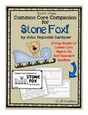 Stone Fox Common Core Companion student questions booklet