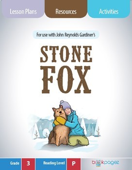 Preview of Stone Fox Lesson Plans (Book Club Format - Asking and Answering Questions)