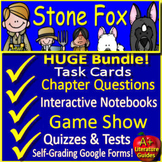Stone Fox Novel Study Unit Activities, Test, Chapter Quest