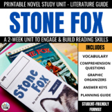 Stone Fox Novel Study Unit Comprehension Questions, Chapte