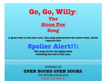 Preview of Stone Fox Song (Go Go Willy)