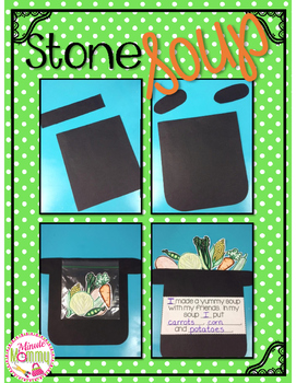 Preview of Stone Soup Interactive Writing Craftivity FREEBIE