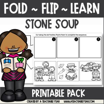 Preview of Stone Soup Lapbook and Notebook | Great for ESL and Primary Students Free