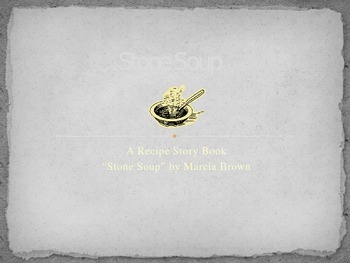 Preview of Stone Soup Recipe Storybook