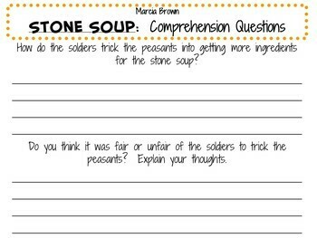 stone soup book by marcia brown