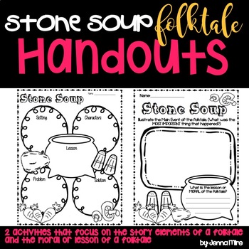 Preview of Stone Soup Folktale Handouts