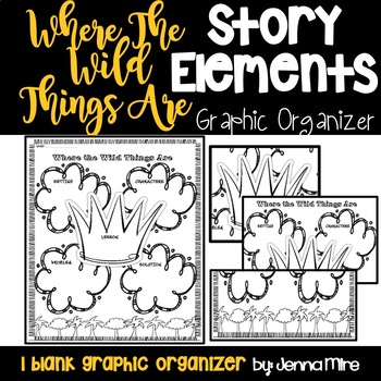 Preview of Where the Wild Things Are story elements handout