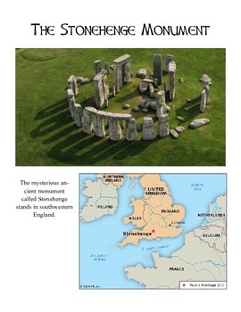 Preview of Stonehenge - History, reading comprehension