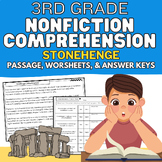 Stonehenge: Informational Reading Comprehension Passage & 