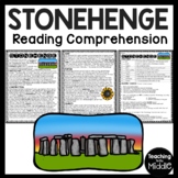 Stonehenge Reading Comprehension Worksheet Unexplained Inf