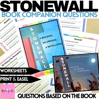 Preview of Stonewall - Pride Month Book Companion Comprehension Questions Worksheets